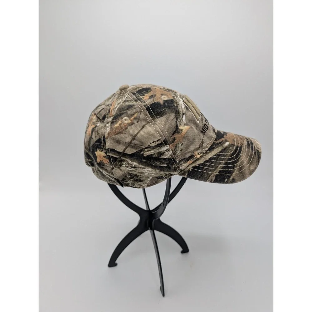 Midstate Equipment Hat Adjustable Lost Camo Embroidered Logo